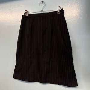 Vintage 90s Skirt Waist 24” Pin Stripe Skirt